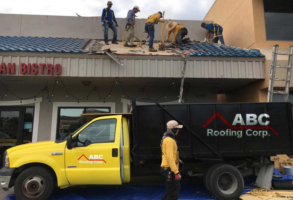 commercial re-roofing