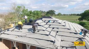 re-roofing process