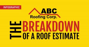 breakdown of a roof estimate