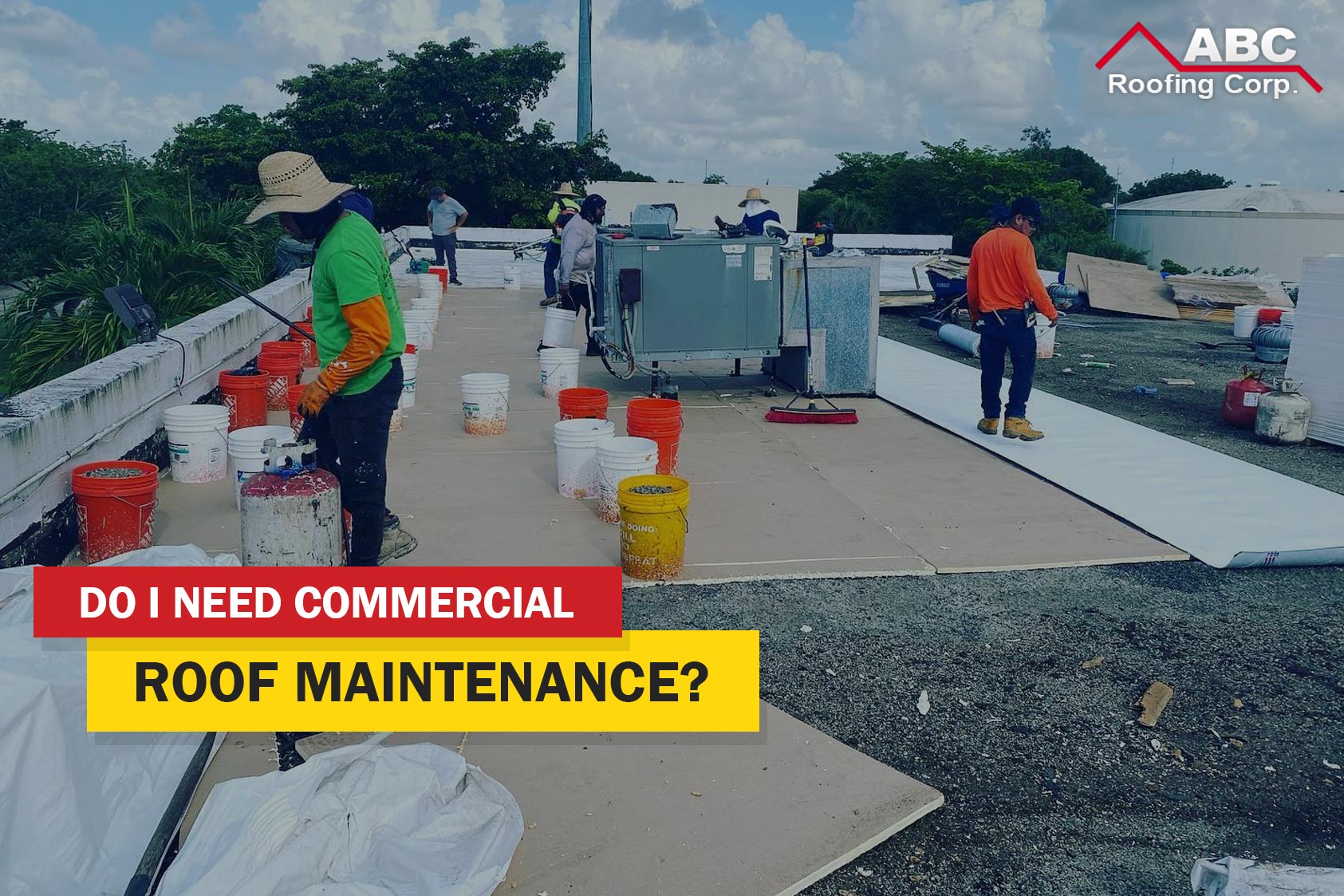 commercial roof maintenance