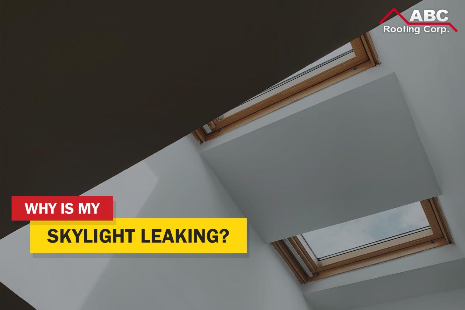 The Most Common Reasons Why Your Skylight Window Is Leaking