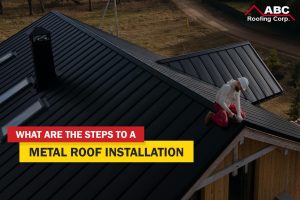 metal roof installation