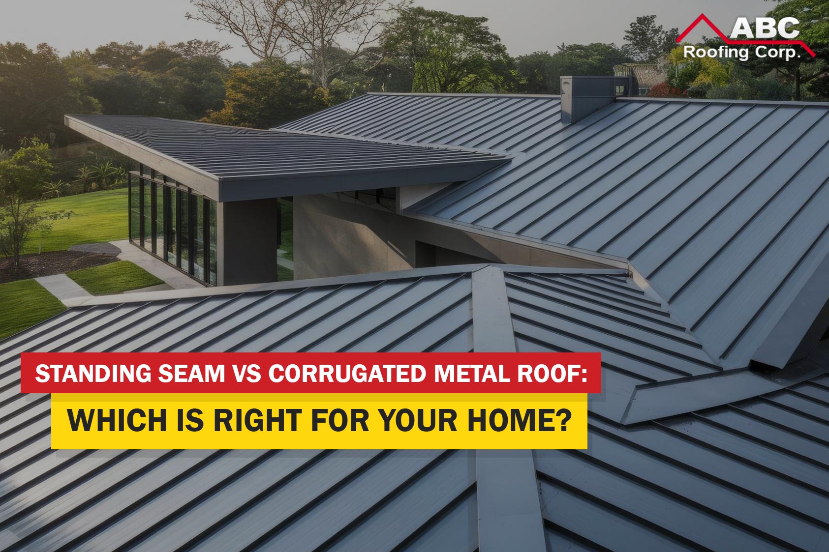 standing seam metal roofs